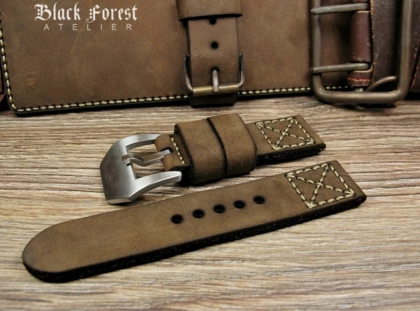BF14 Swiss Ammo Handmade Vintage Strap 22mm/24mm/26mm/28mm – image 5